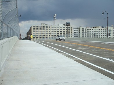 Mitchell Street bridge: facing west, north side